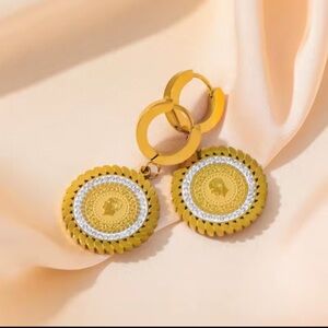 18k Gold plated stainless steel  Earrings